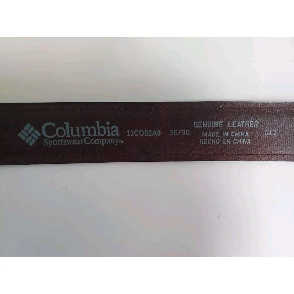 Mens Columbia Raised Brown Leather 1.5